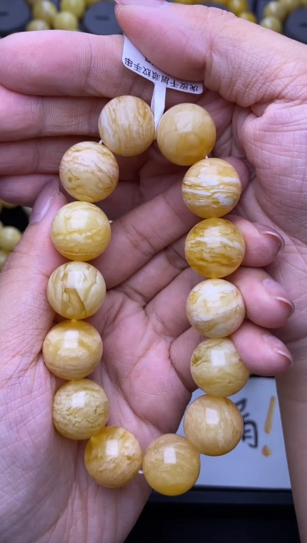 裸石琥珀未镶嵌16mm+大小姐珠宝122