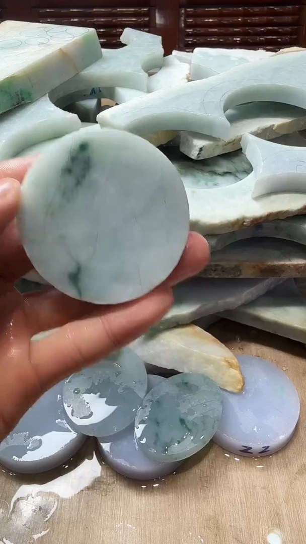 裸石翡翠天然翡翠A货花651