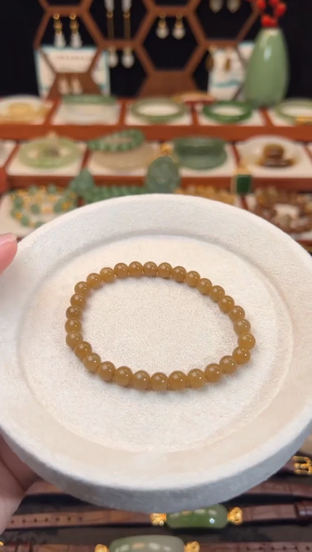 未镶嵌手链和田玉（糖玉）福利