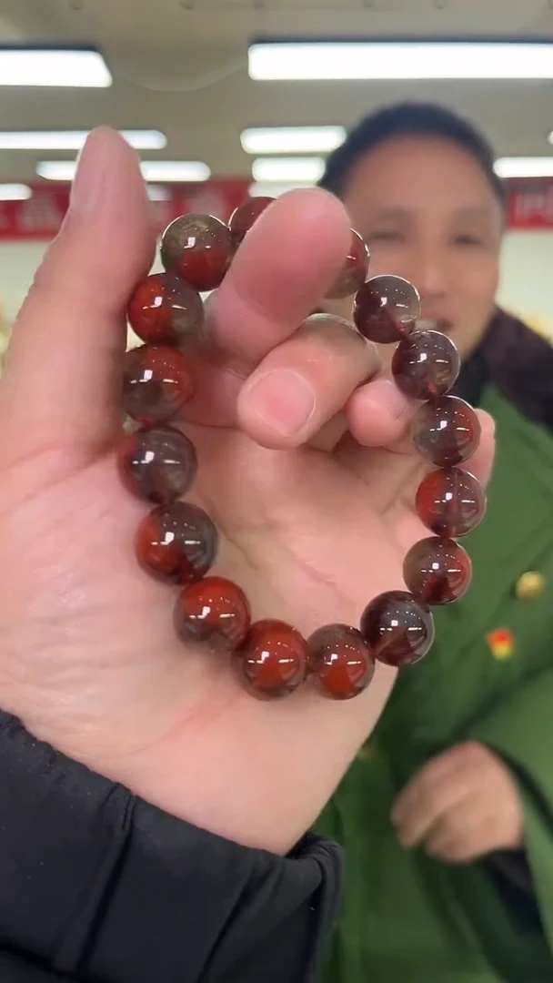 【闪购商品】水晶手链未镶嵌天然极光手串多样性发一13mm