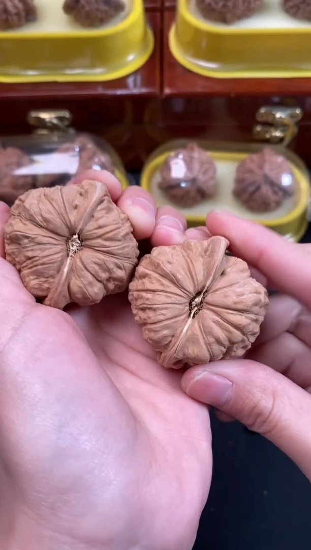 把件文玩核桃南瓜墩43尺s943