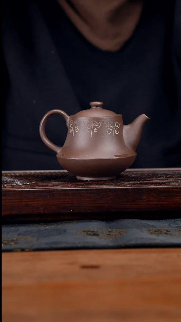 【闪购商品】紫砂茶壶黄龙山原矿紫泥碗灯20