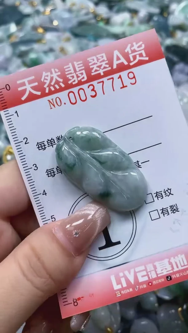 翡翠未镶嵌颈饰闪购0037719