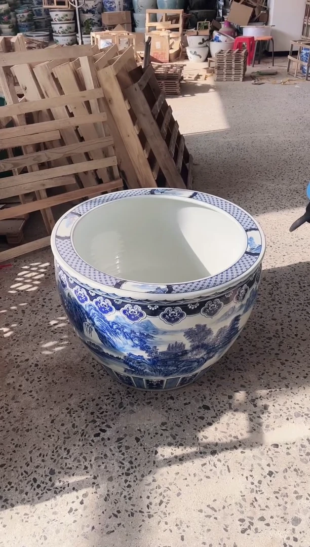 【闪购商品】缸80青花山水..........