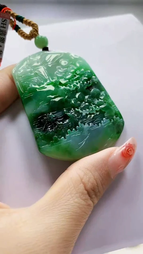 未镶嵌定制翡翠4852ty-毛货挂件148