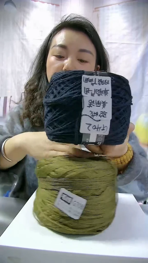 【G402蓝黑】驼绒美丽诺羊毛1团(0.5斤)（单股11号针/双股7号针）