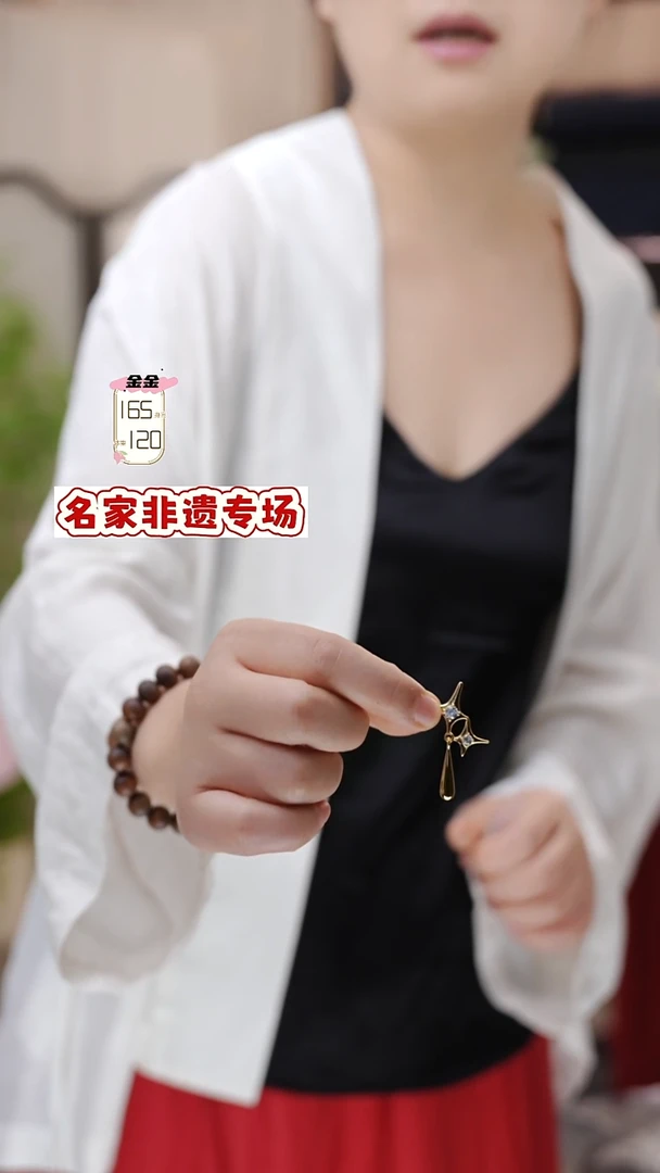 丝绸通体纯银925耳环一对*1