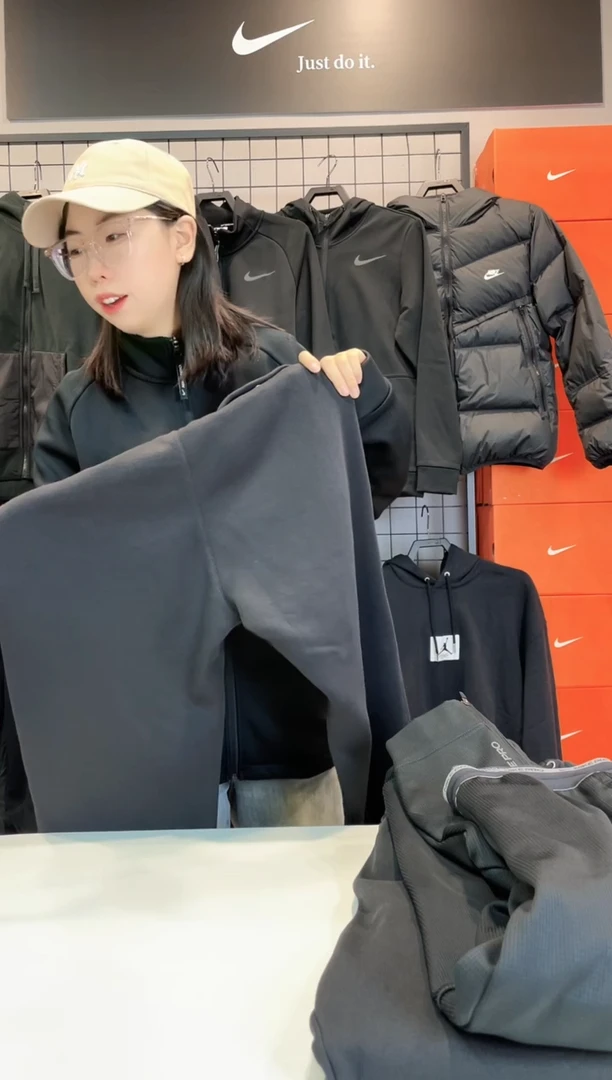 2708 黑色加绒直筒长裤XL码150斤-170斤不退换