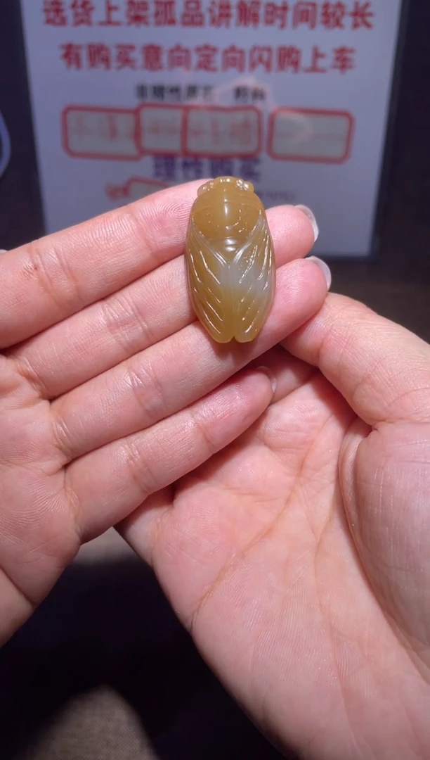 和田玉未镶嵌挂件X331