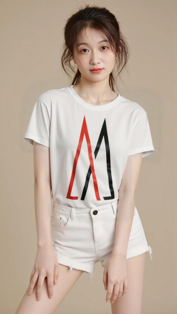 5001气质时尚百搭韩版设计感衬T恤休闲夏季短袖女士显瘦圆领