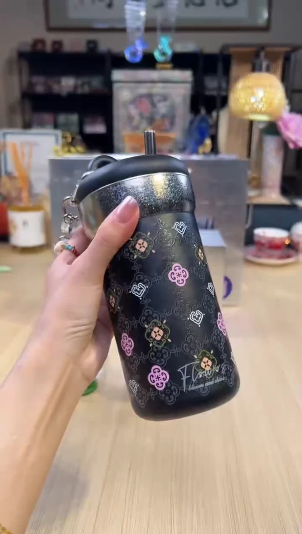 小圆墩钛杯（500ML）玄霓锦色
