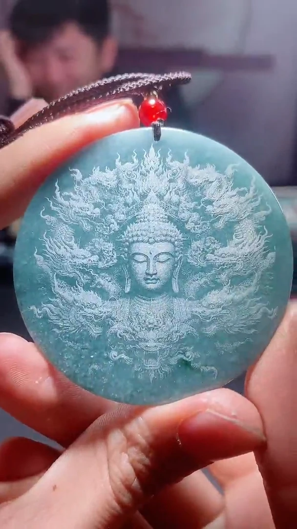 【闪购商品】翡翠颈饰未镶嵌天然A货翡翠一件