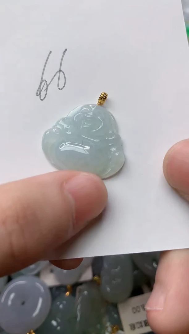 【闪购商品】翡翠颈饰18K金镶嵌51.........