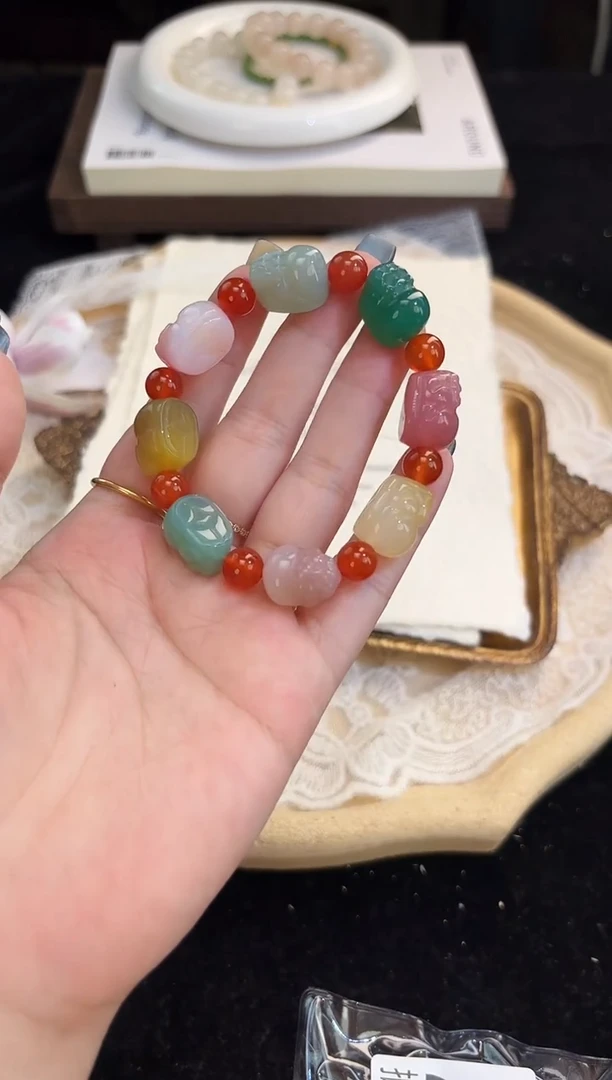 未镶嵌手串玛瑙/玉髓25孤品（no退no换）发货一个