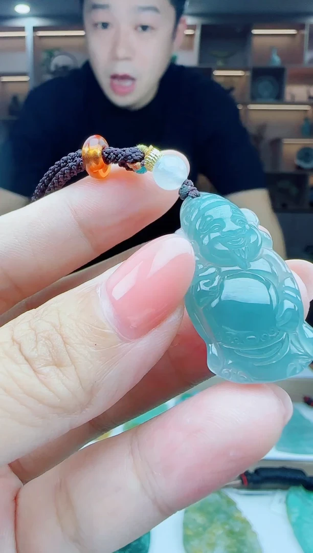 颈饰未镶嵌翡翠多样性发其一 小财神