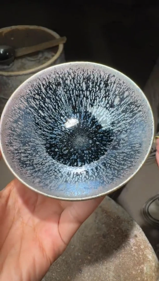 茶盏严柳忠龙窑柴烧75