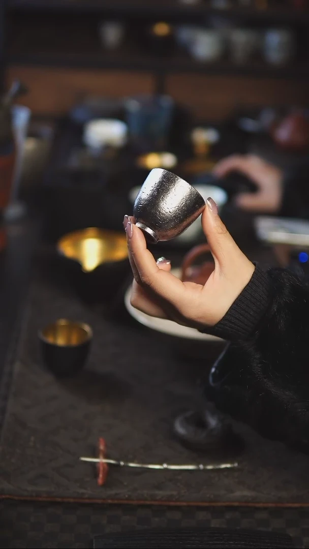 【闪购商品】松风舍 银彩系列主人杯