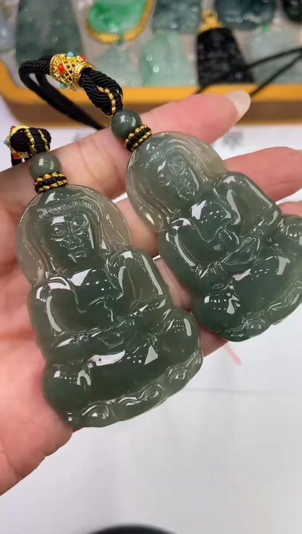 翡翠挂件未镶嵌298737/观音/多样性一件发