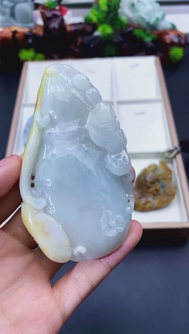 颈饰未镶嵌翡翠天然缅甸A货翡翠