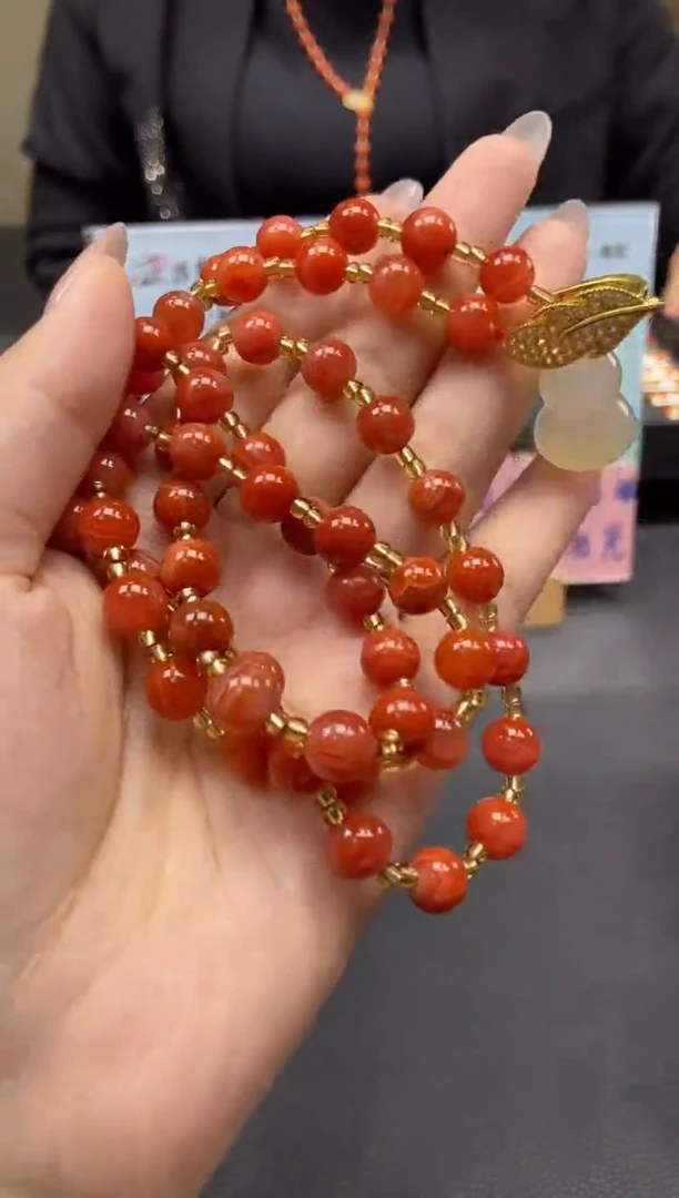 【闪购商品】南红玛瑙颈饰未镶嵌天然南红20