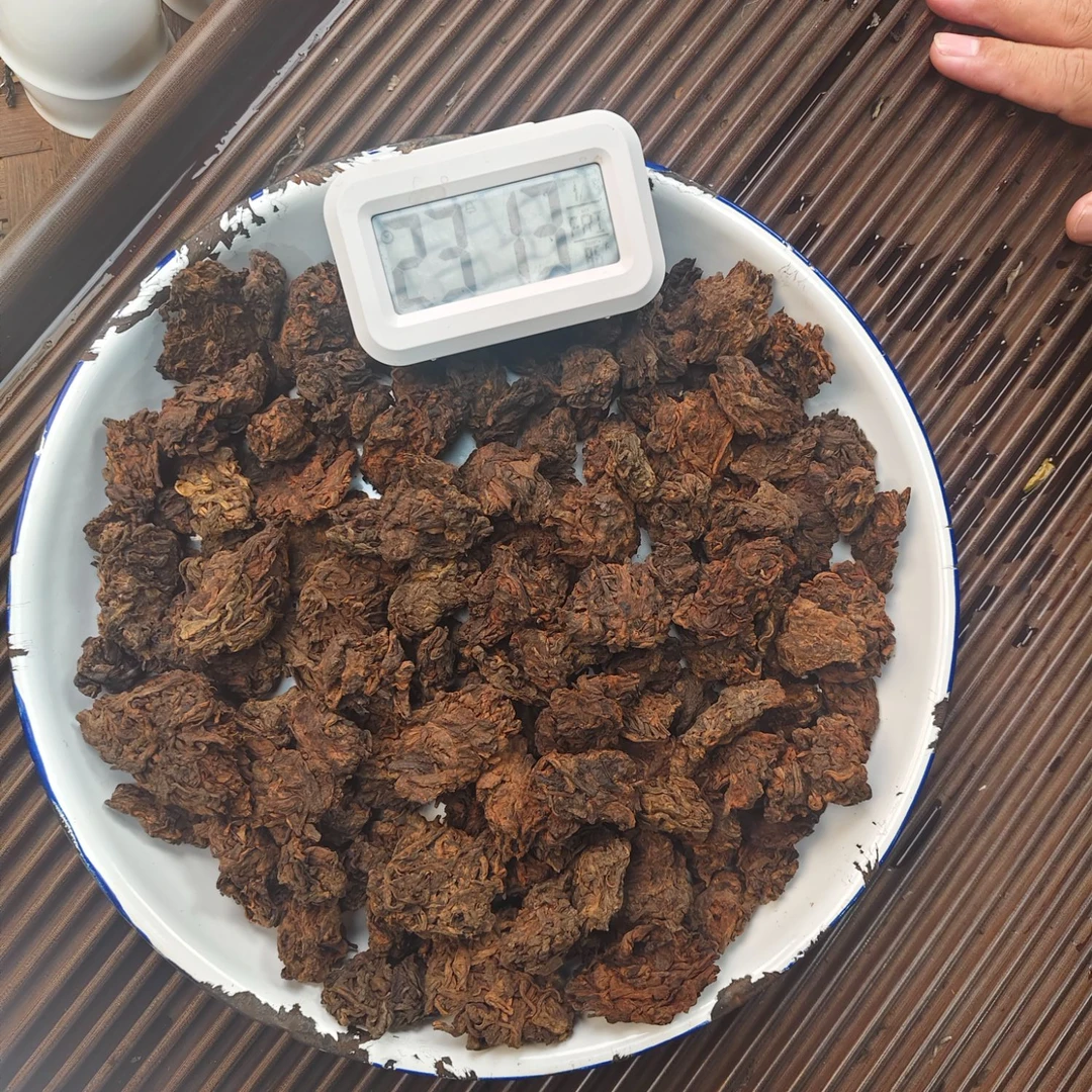 【1802号2019年小户赛熟茶老茶头春秋普洱茶熟茶散料100克拆封不退