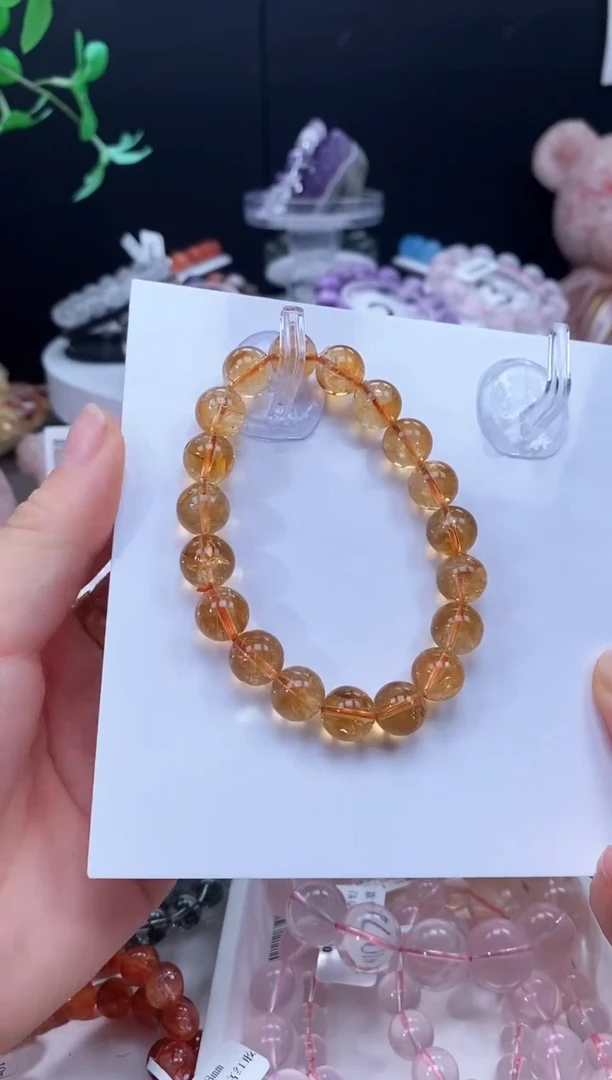 【闪购商品】水晶手串未镶嵌黄塔10+