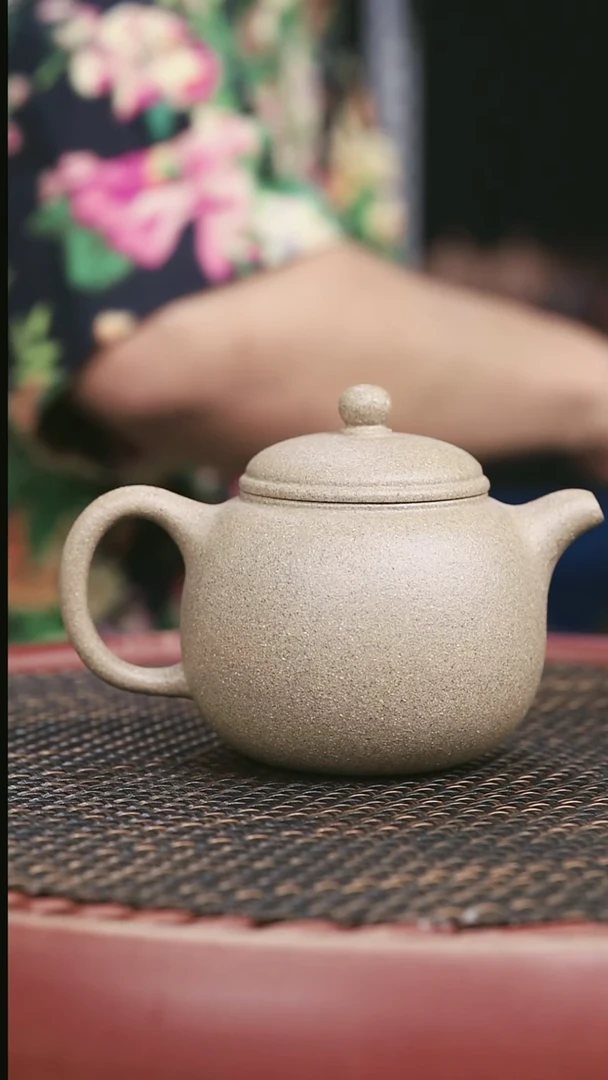 茶壶紫砂松花青段纳底匏樽280CC