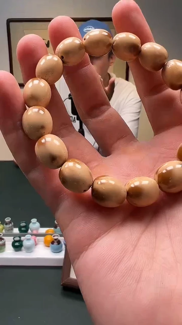 紫金鼠手串10-12mm左右精工奶油鼠紫金鼠单圈