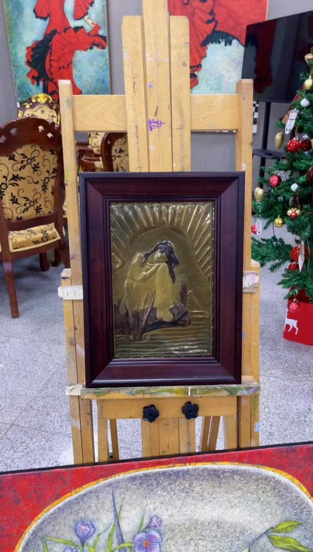 【闪购商品】俄罗斯铜版画《》28*38外