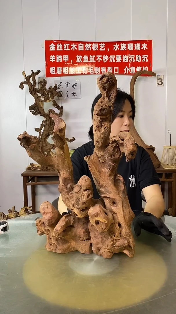 香榧木谋****)金丝红木 羊蹄甲