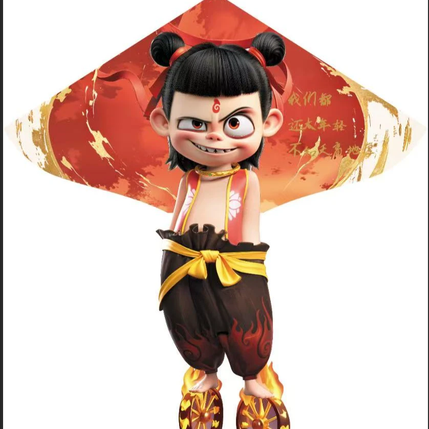 哪吒敖丙风筝2025年新款儿童卡通成人个性可爱风筝带线板