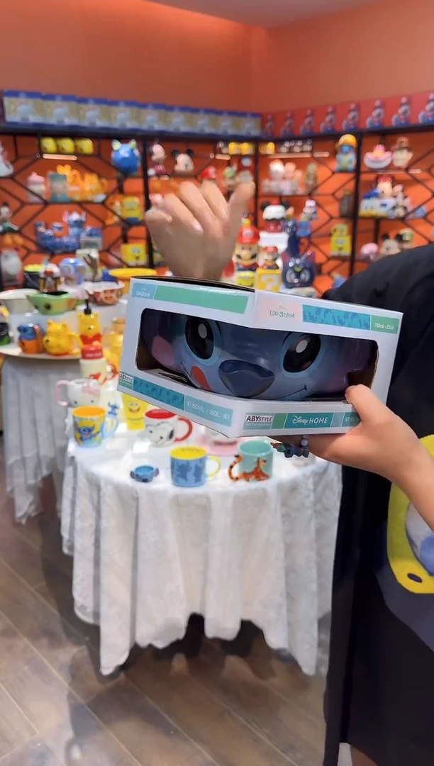 瓷片@@史迪奇水果沙拉碗（礼盒）