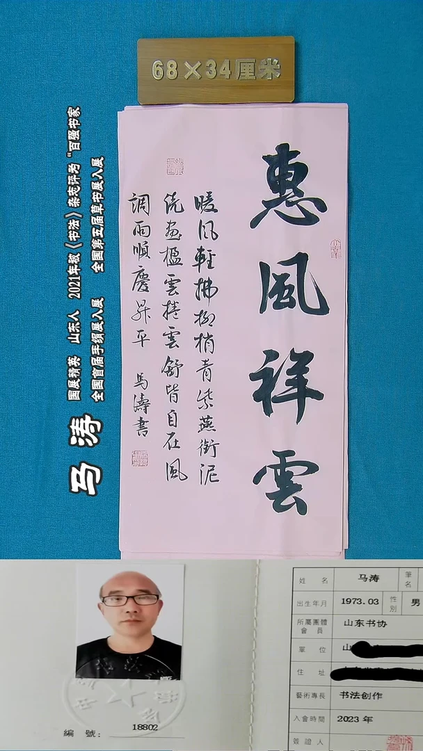 书法120R马涛书法作品