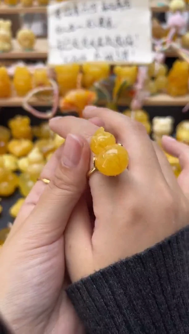 琥珀银S925镶嵌珠宝奇石108琥珀蜜蜡微瑕