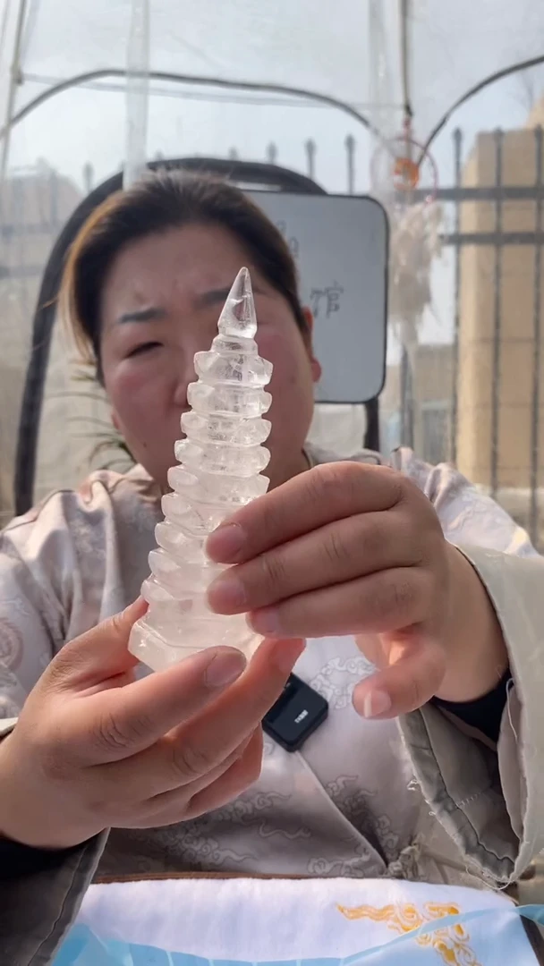 【闪购商品】水晶文昌塔未镶嵌白水晶文昌塔D536