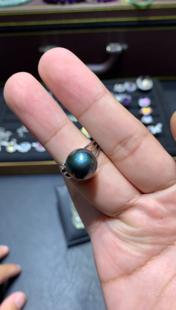 海水珍珠戒圈未镶嵌K05【多样性发其一】