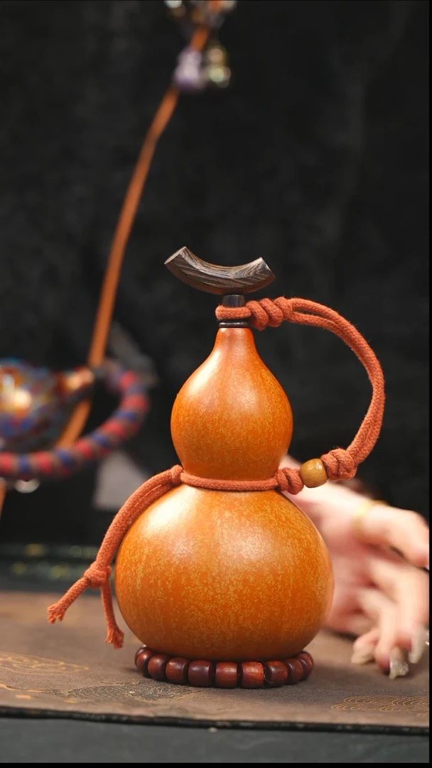 【闪购商品】XK113大漆酒葫芦不包手串及旋转底座