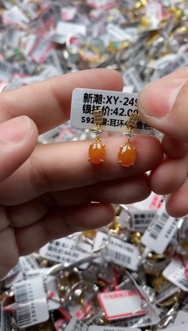 【闪购商品】翡翠戒指银S925镶嵌9999---8