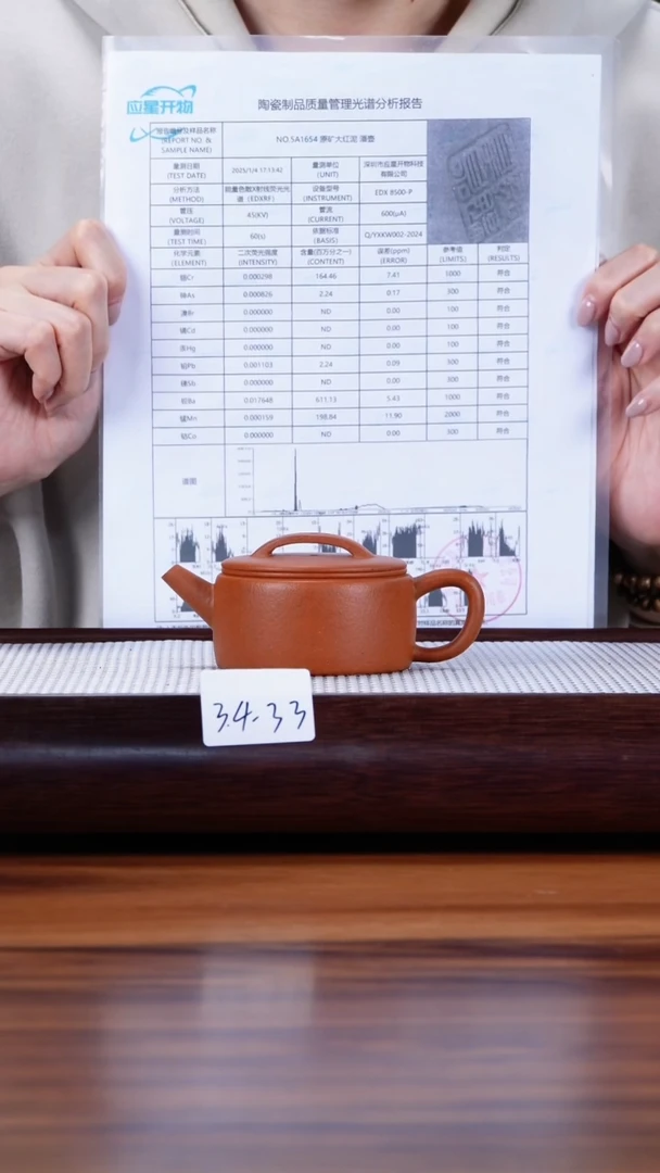 【闪购商品】紫砂茶壶3.4-33点搪大红泥 汉瓦140