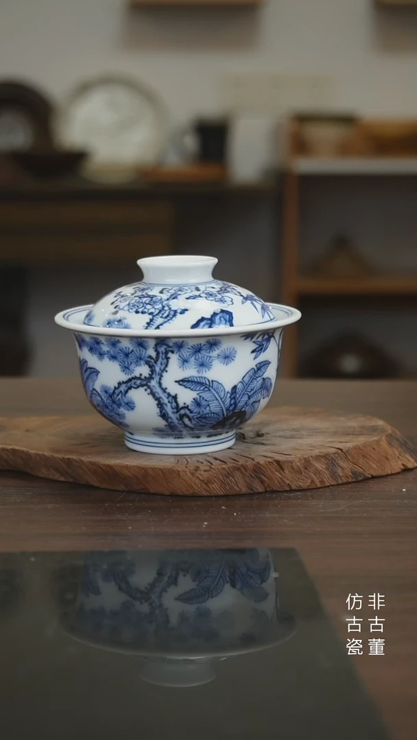 景德镇手工手绘陶瓷微瑕