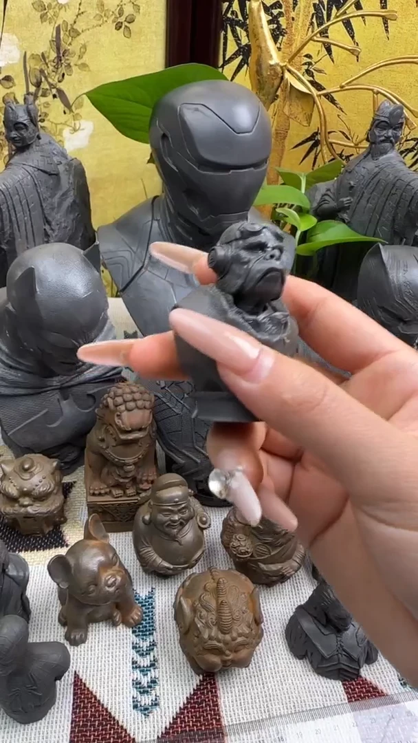 铁精致实心铁艺摆件库伊尔