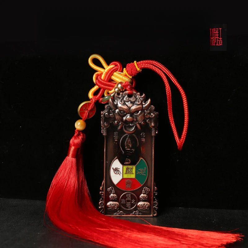 【师傅推荐】2026马年 虎头五岳形守户牌+礼品盒装 合金材质