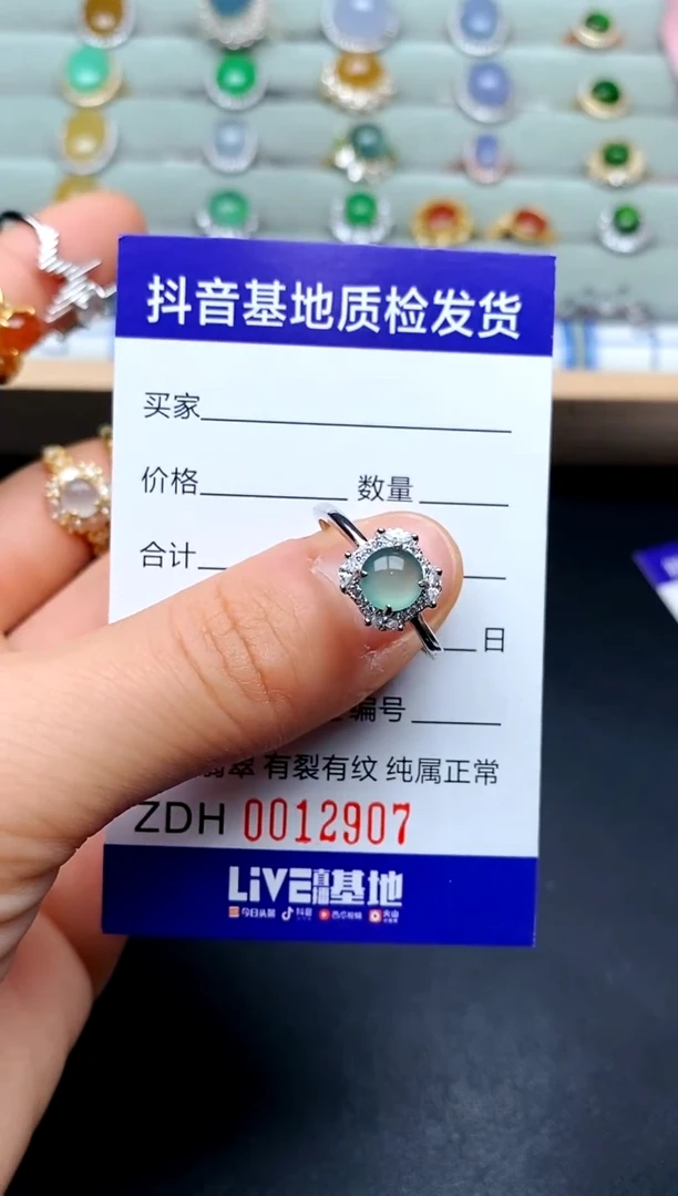 【闪购商品】翡翠戒指银S925镶嵌..............