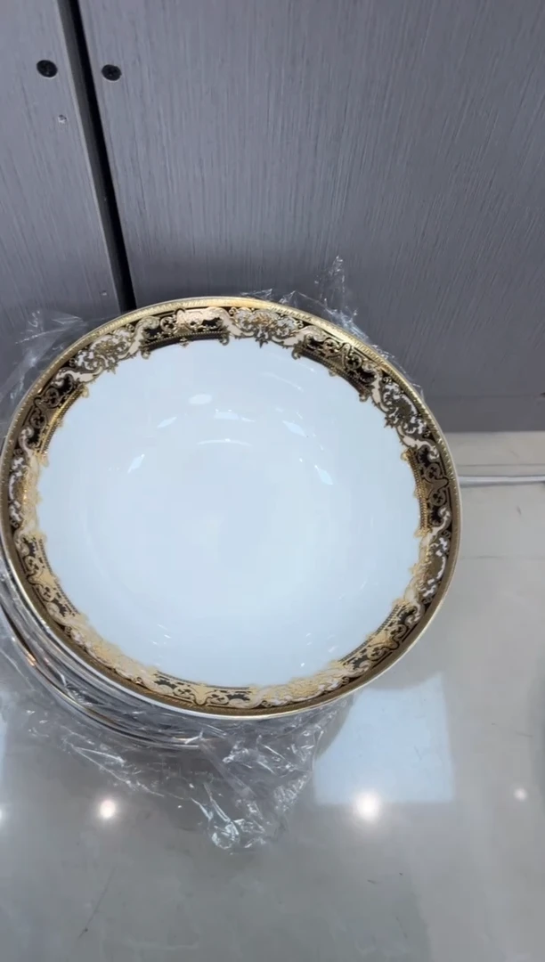 瓷片9英寸汤碗 1个