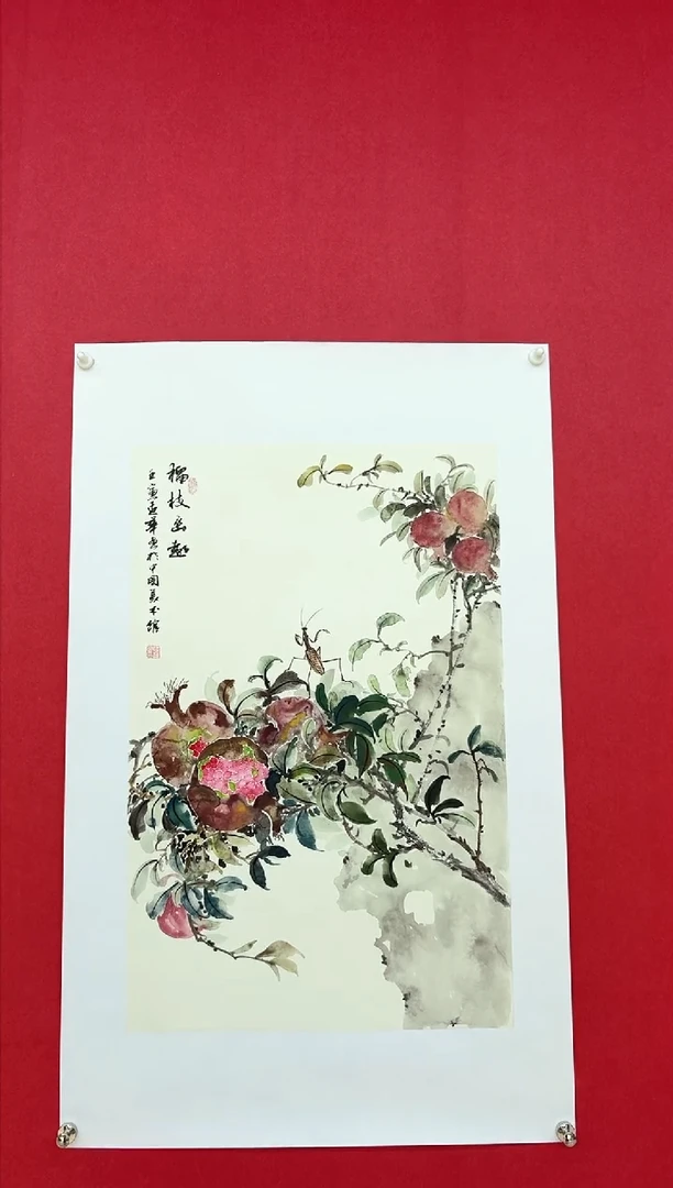 国画经典国画宣纸手绘2.7平尺