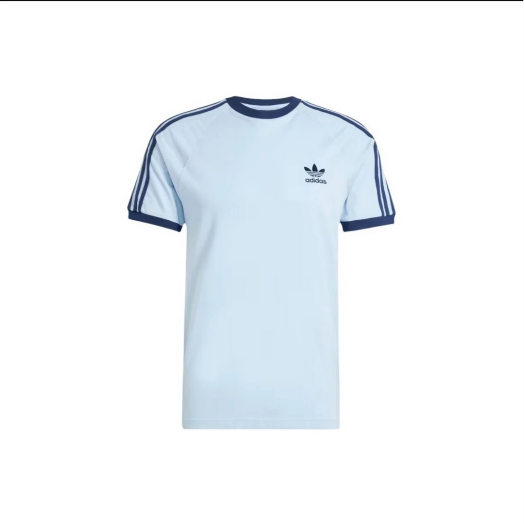 adidas三叶草休闲夏季复古穿搭运动修身短袖圆领T恤JN7018