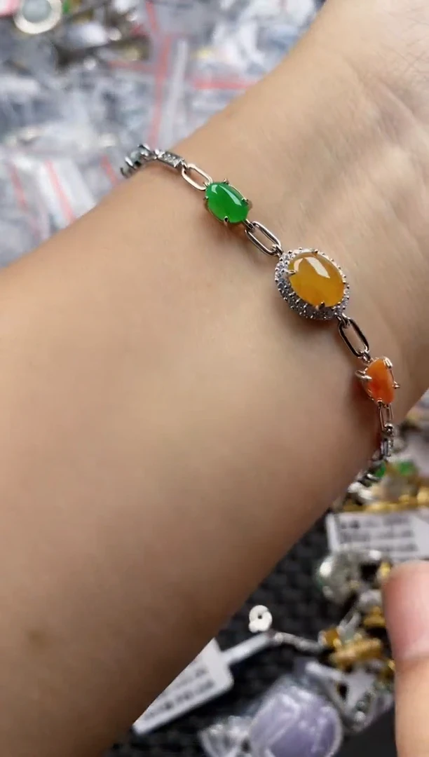 翡翠戒指银S925镶嵌2222222   7+