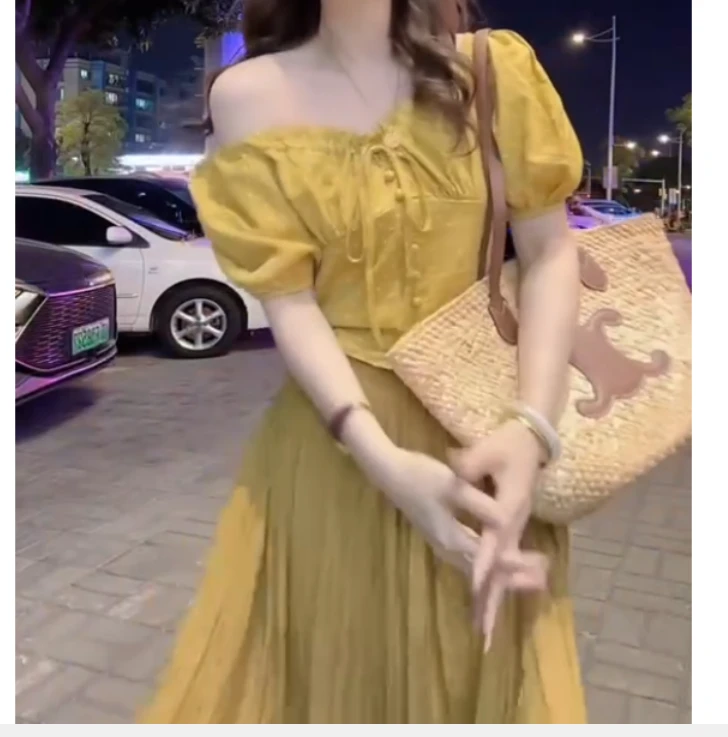 2025夏季新款网红同款洋气减龄韩版爆款上裙子两件套-惜1