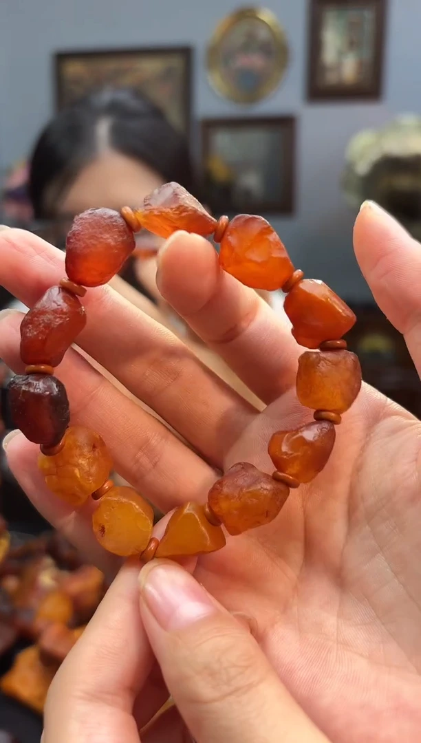 手串琥珀未镶嵌手串