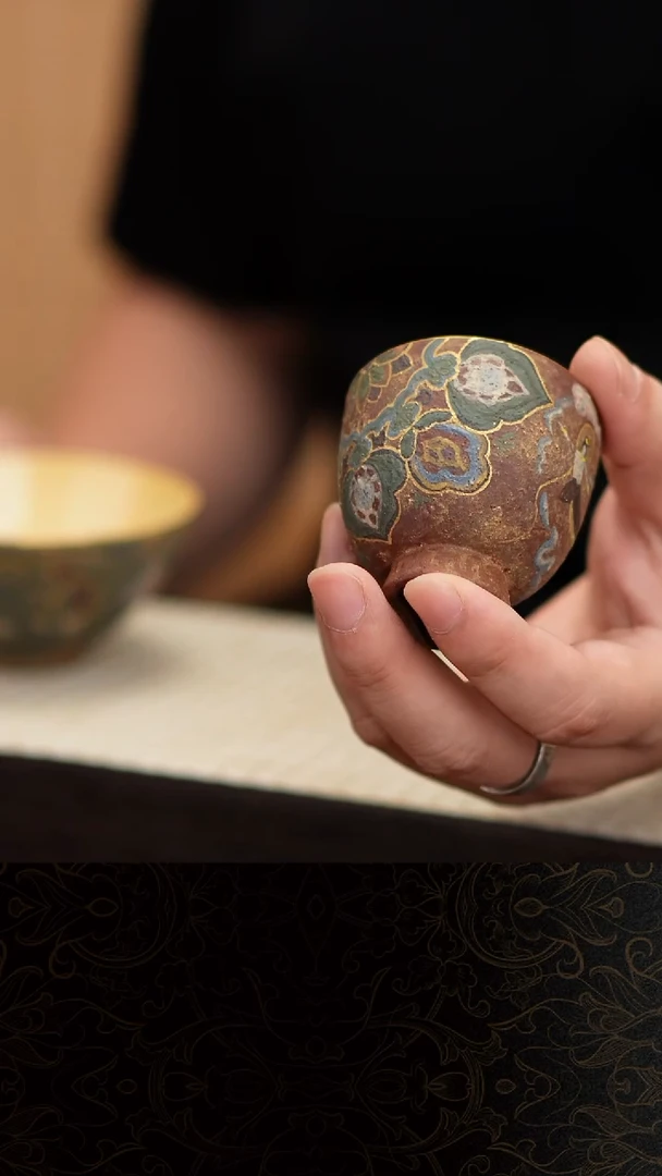 茶壶紫砂后敦煌杯